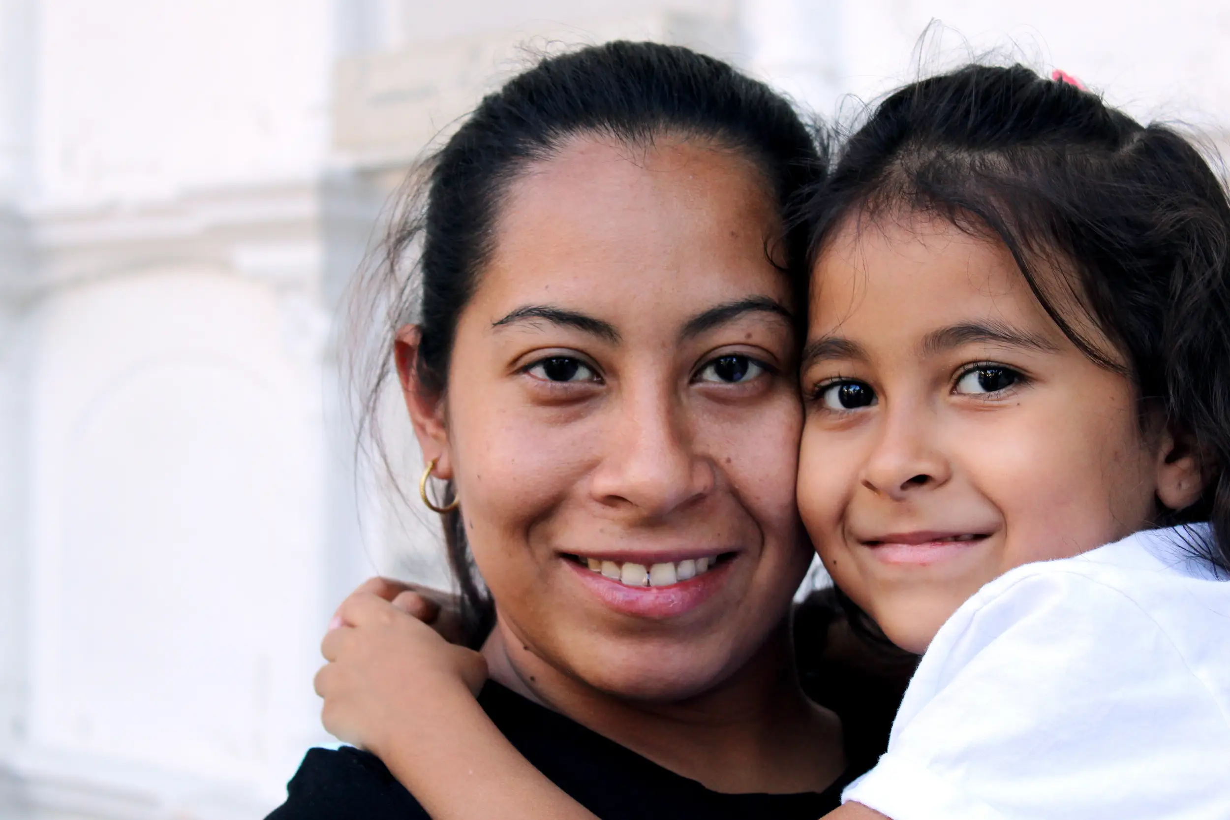 Immigrant mother and daughter