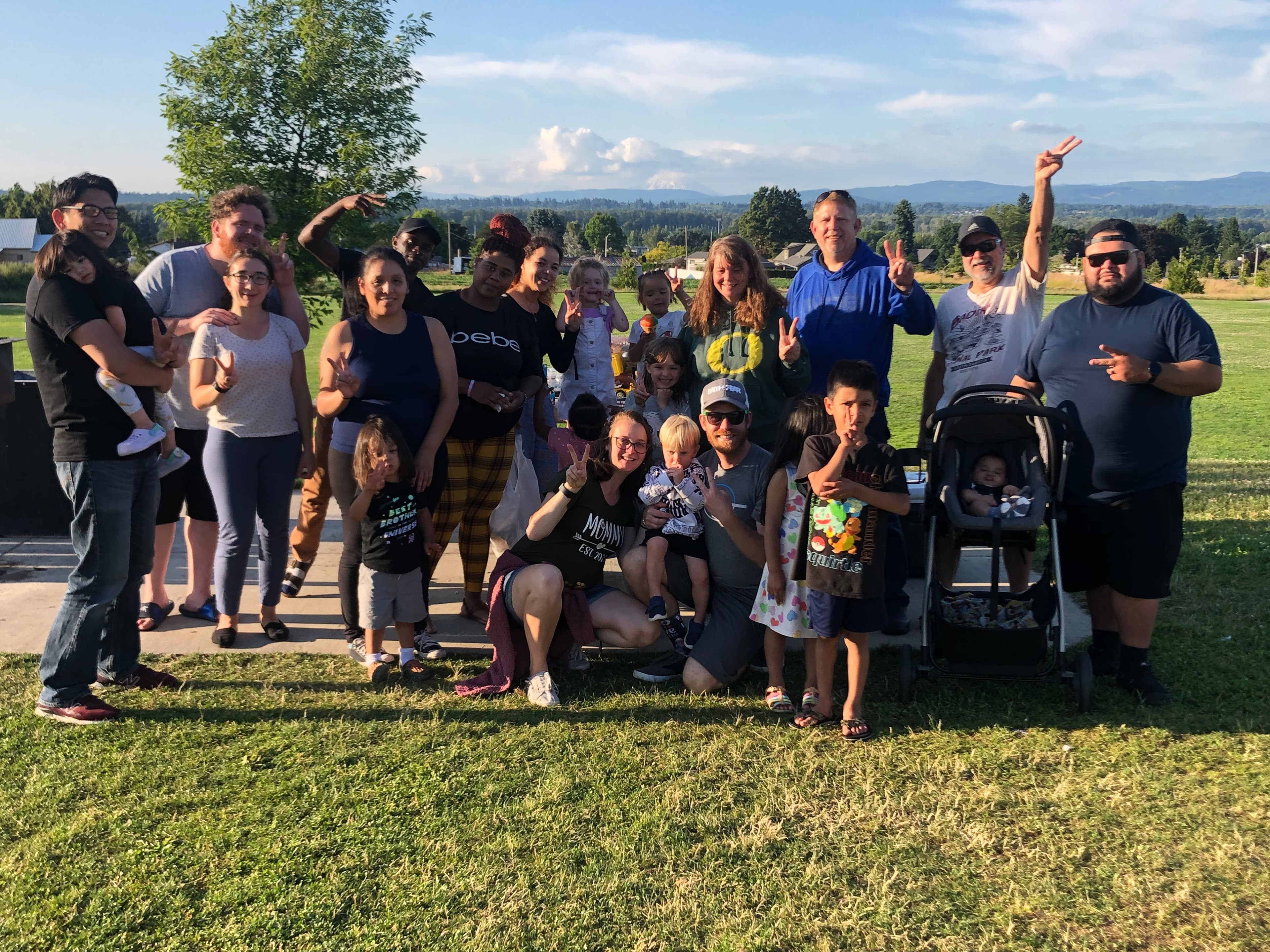 Columbia View community gathering